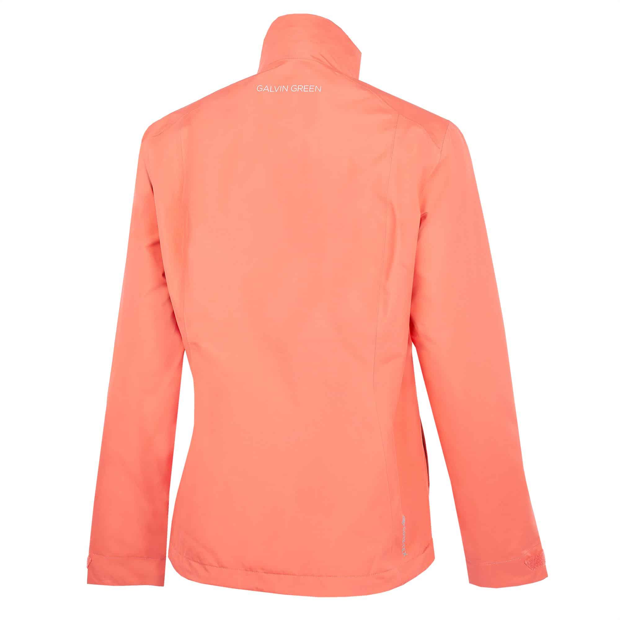 Galvin Green Alice Paclite Gore-Tex Ladies Waterproof Golf Jacket Coral